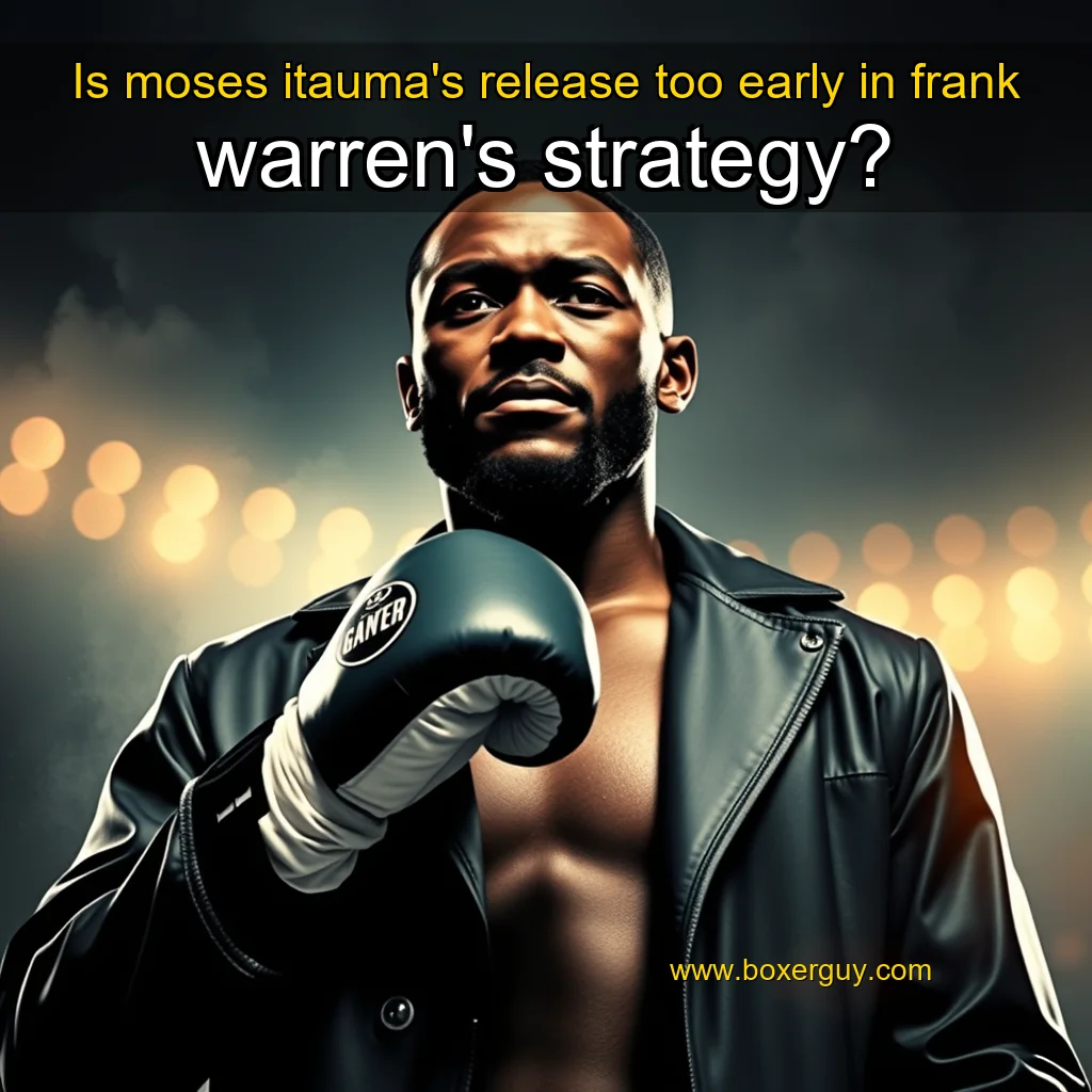 You are currently viewing Is moses itauma’s release too early in frank warren’s strategy?