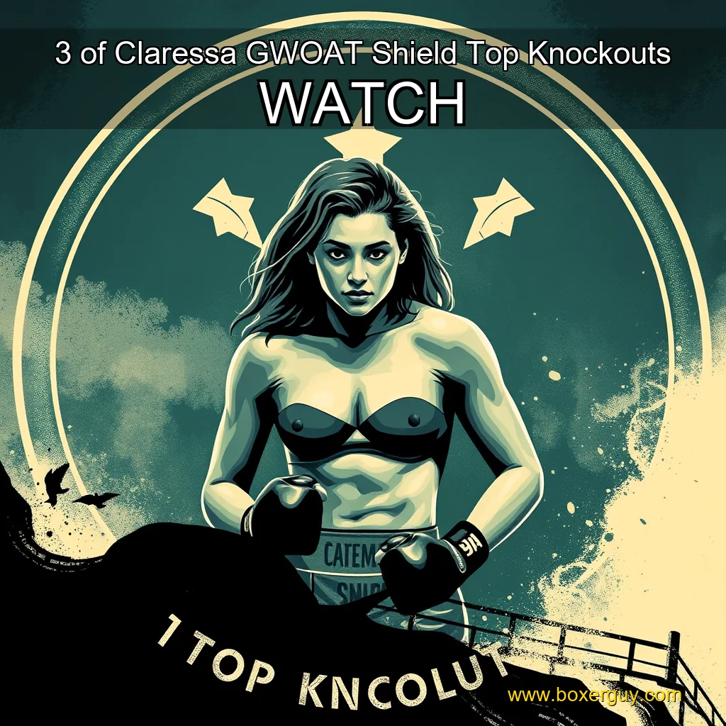 You are currently viewing 3 of Claressa GWOAT Shield Top Knockouts  WATCH