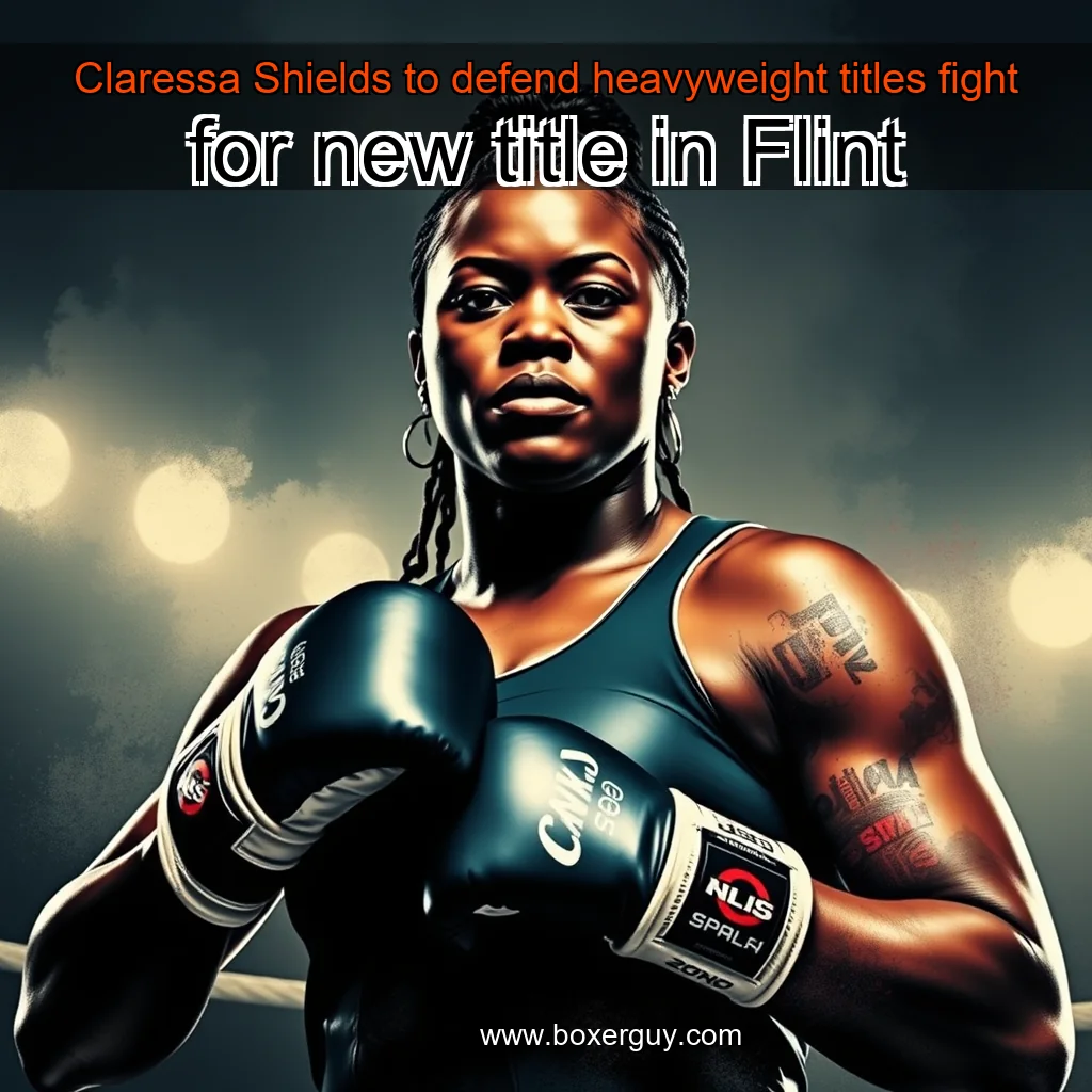 You are currently viewing Claressa Shields to defend heavyweight titles  fight for new title in Flint