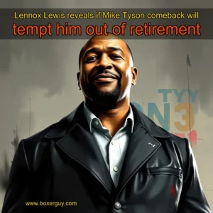 Read more about the article Lennox Lewis reveals if Mike Tyson comeback will tempt him out of retirement