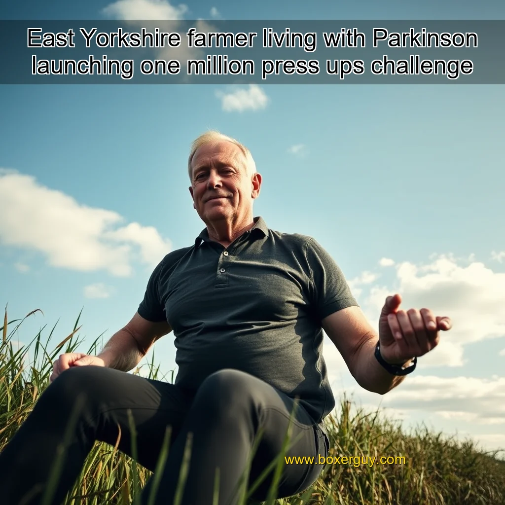 You are currently viewing East Yorkshire farmer living with Parkinson launching one  million press  ups challenge