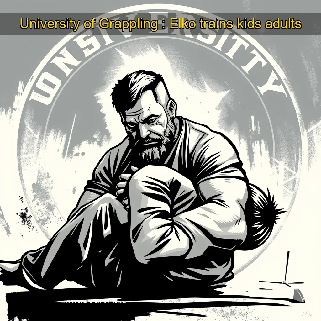 You are currently viewing University of Grappling : Elko trains kids  adults