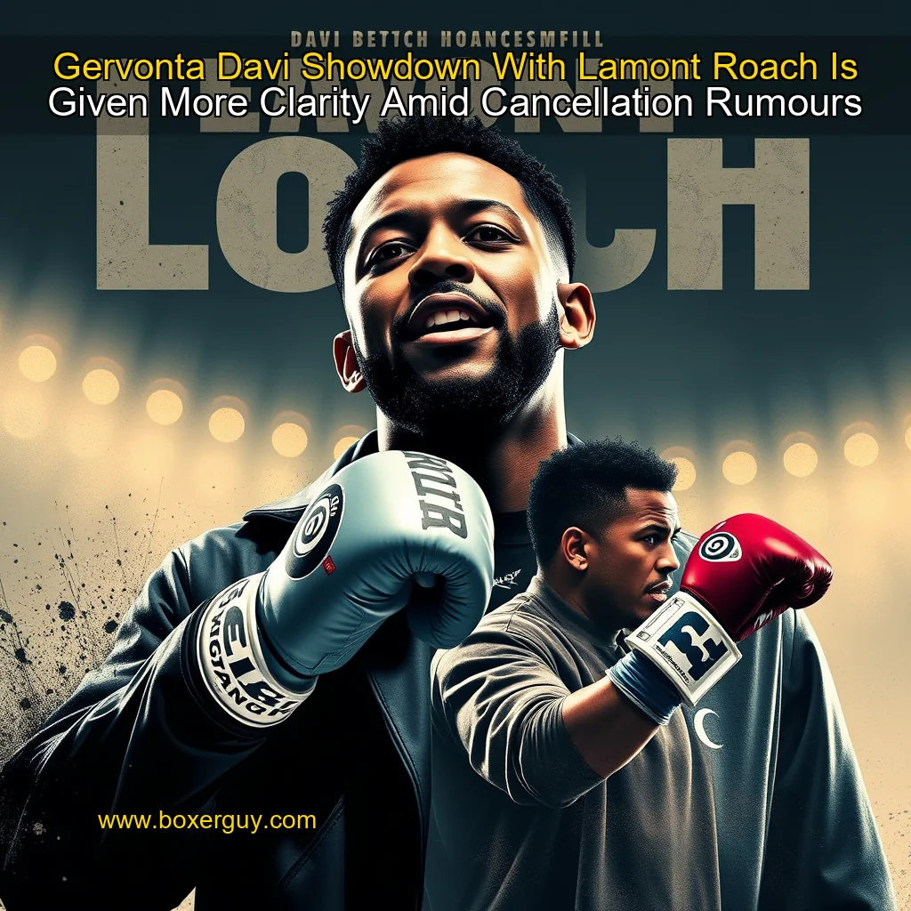 You are currently viewing Gervonta Davi Showdown With Lamont Roach Is Given More Clarity Amid Cancellation Rumours