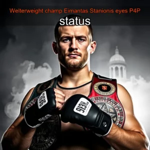 Read more about the article Welterweight champ Eimantas Stanionis eyes P4P status
