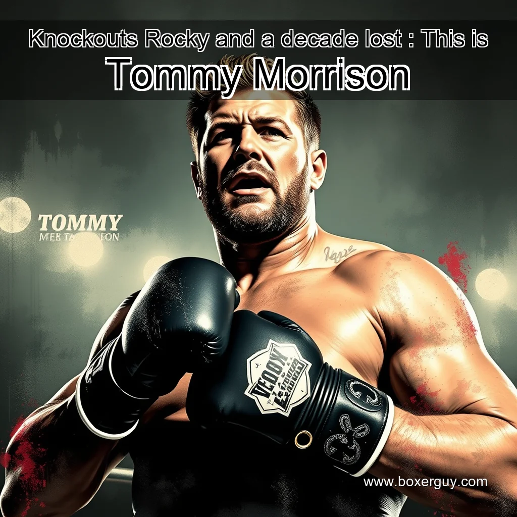 You are currently viewing Knockouts  Rocky and a decade lost : This is Tommy Morrison