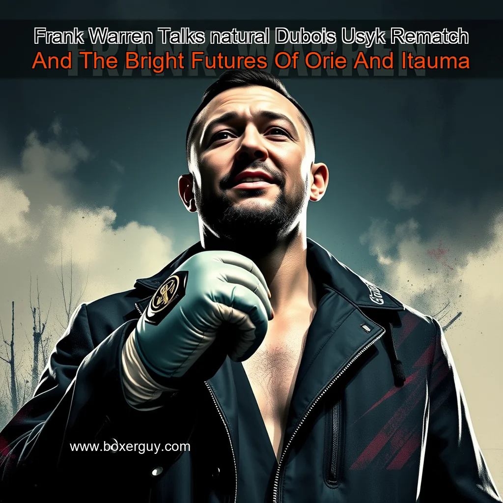 You are currently viewing Frank Warren Talks natural Dubois Usyk Rematch And The Bright Futures Of Orie And Itauma