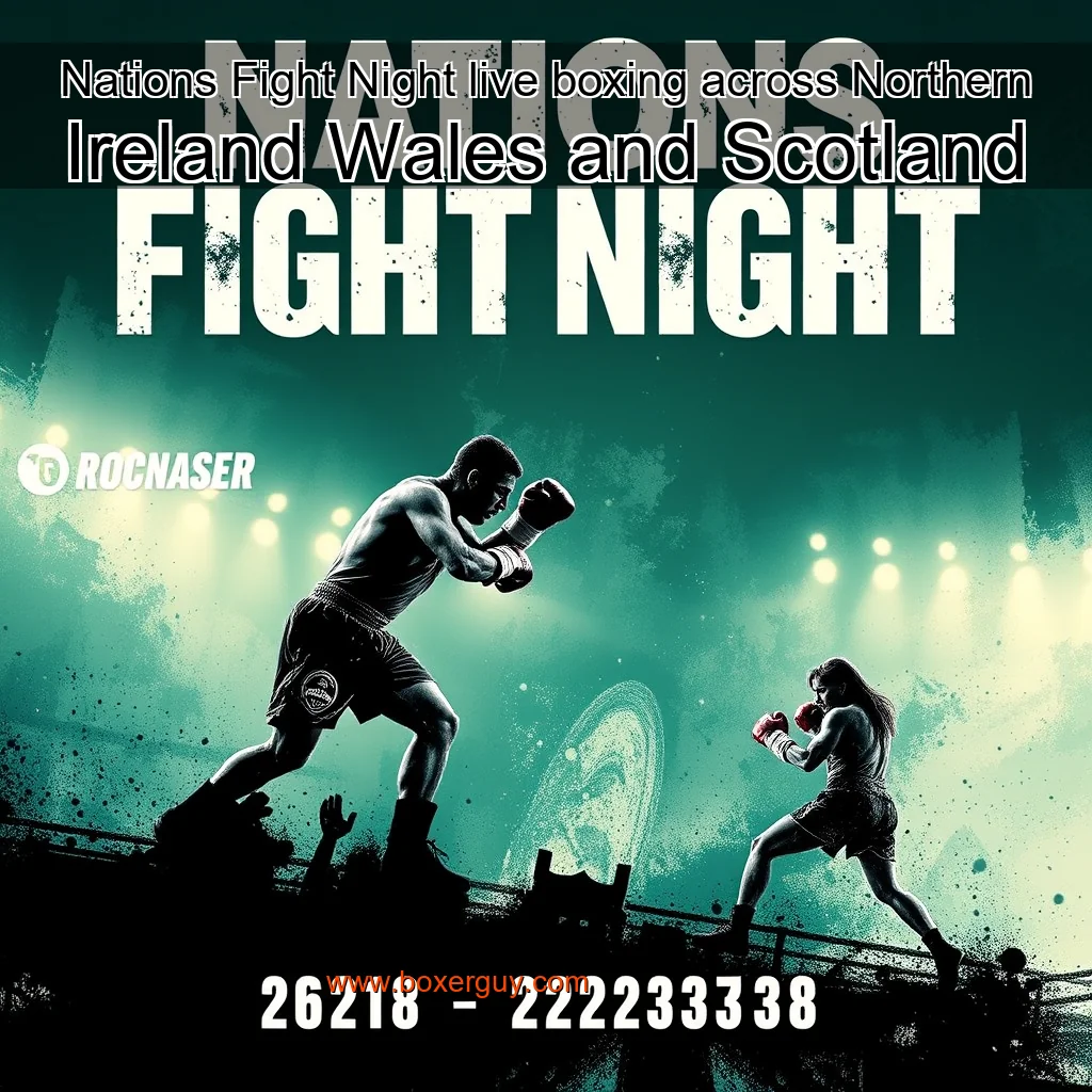 You are currently viewing Nations Fight Night  live boxing across Northern Ireland  Wales and Scotland