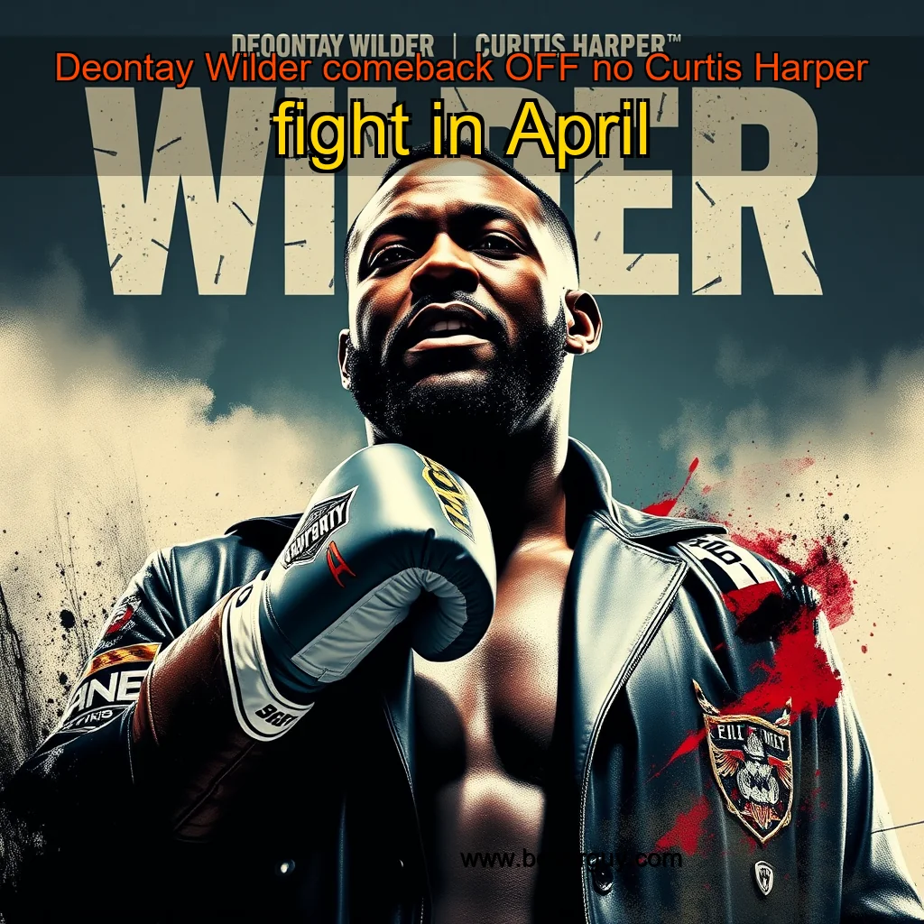 You are currently viewing Deontay Wilder comeback OFF  no Curtis Harper fight in April