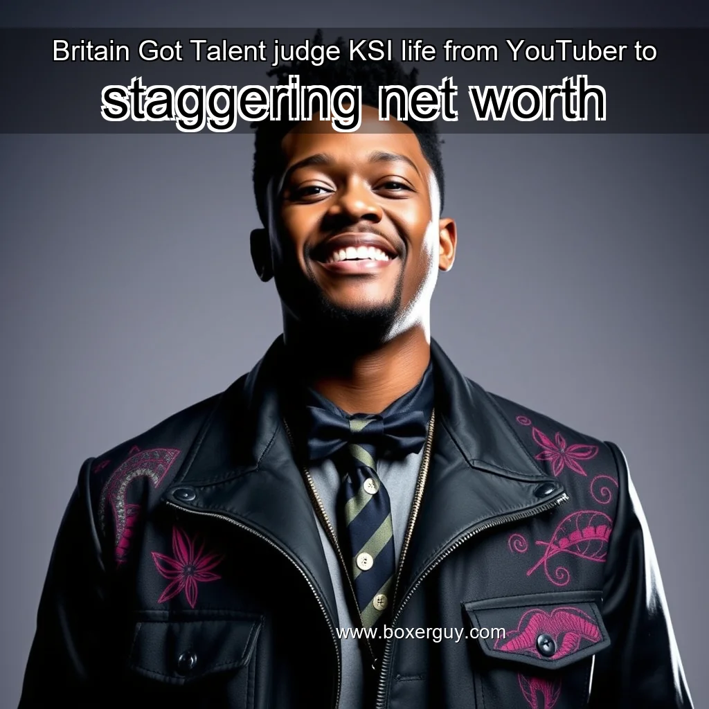 You are currently viewing Britain Got Talent judge KSI life from YouTuber to staggering net worth