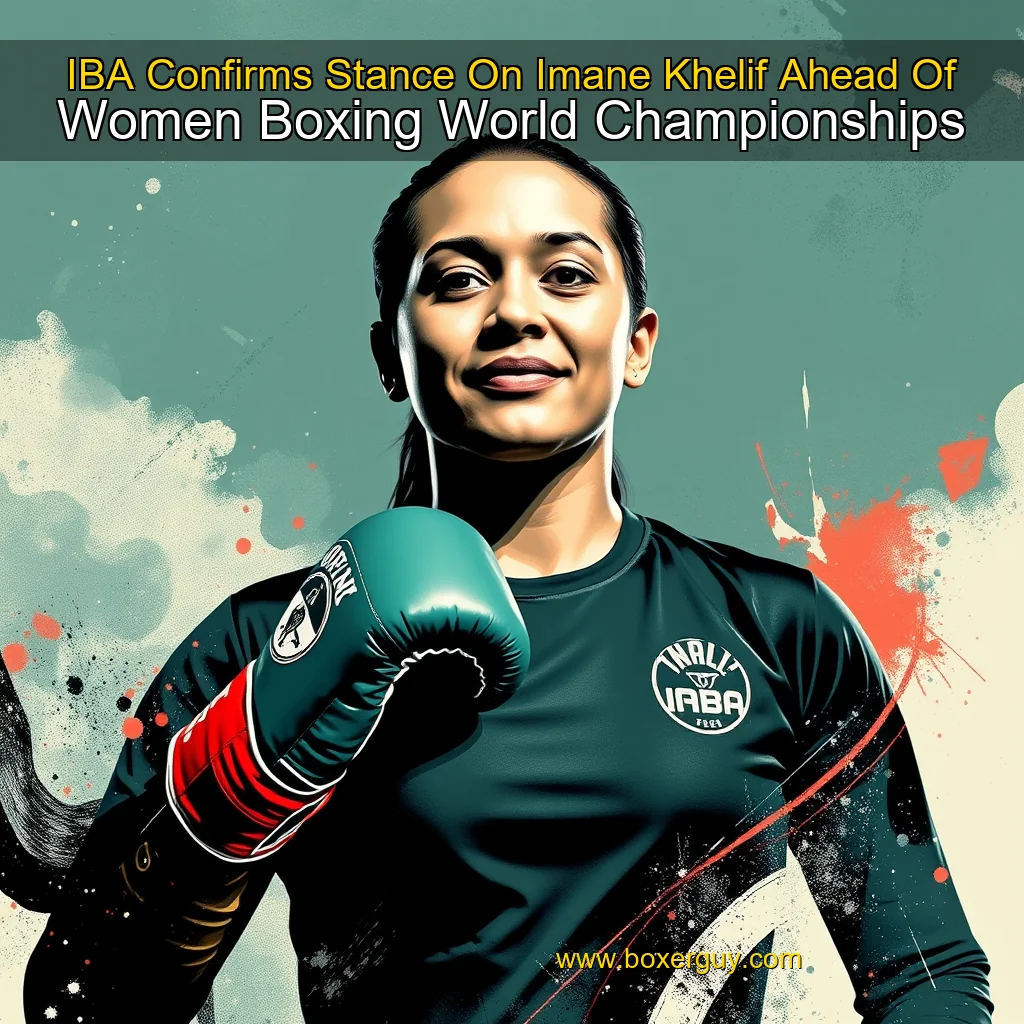 You are currently viewing IBA Confirms Stance On Imane Khelif Ahead Of Women Boxing World Championships