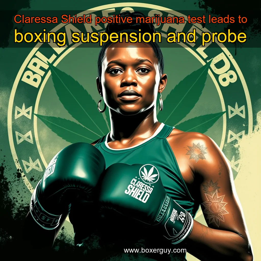 You are currently viewing Claressa Shield positive marijuana test leads to boxing suspension and probe