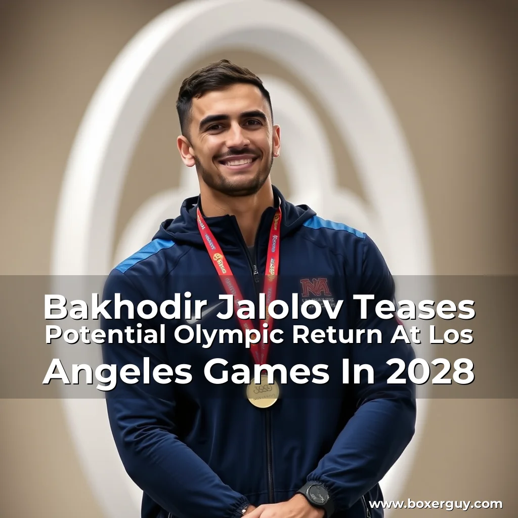 Read more about the article Bakhodir Jalolov Teases Potential Olympic Return At Los Angeles Games In 2028