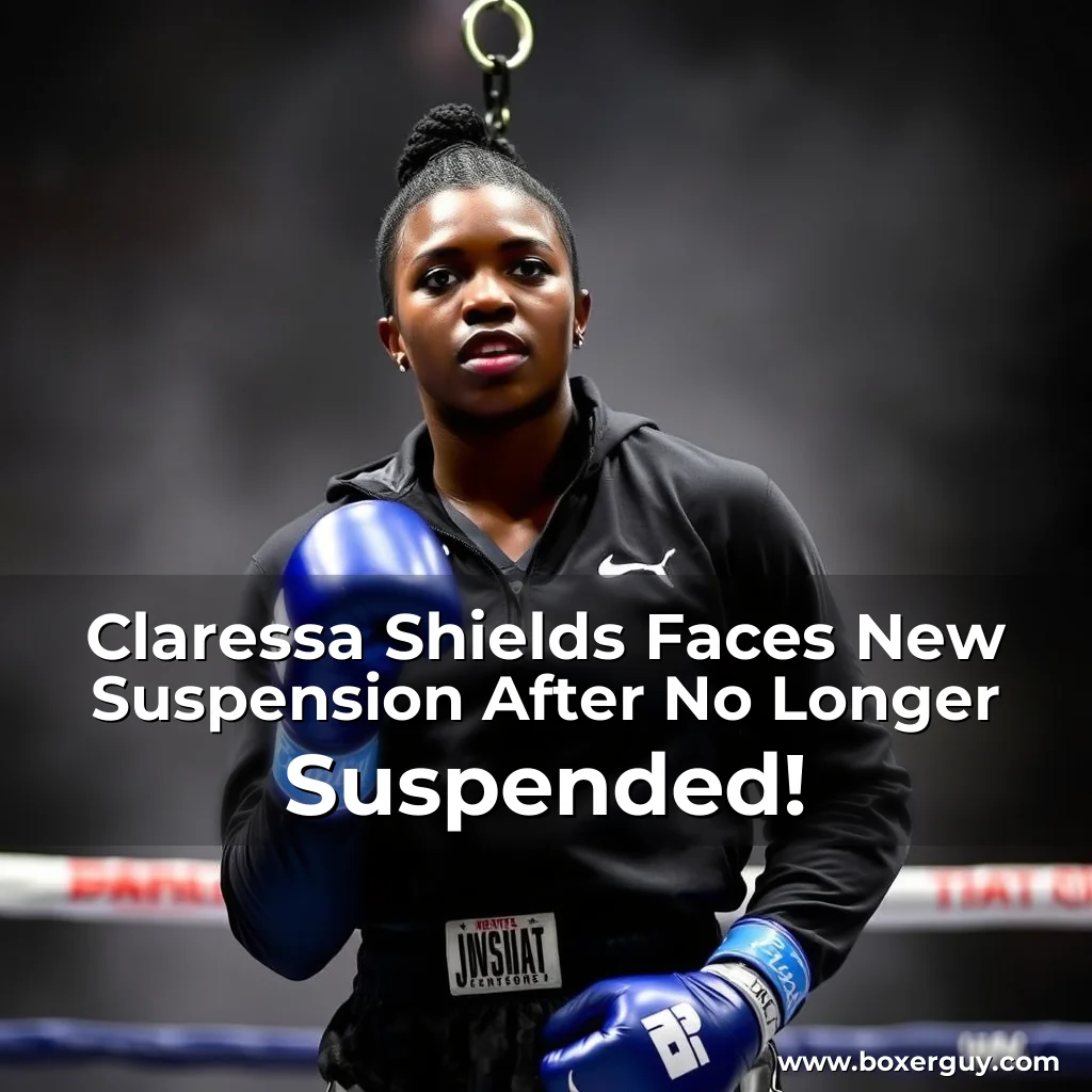 Read more about the article Claressa Shields Faces New Suspension After No Longer Suspended!