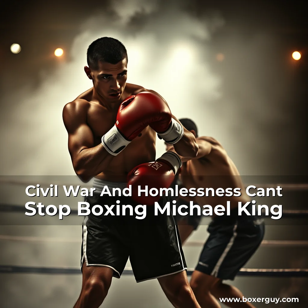 You are currently viewing Civil War And Homlessness Cant Stop Boxing Michael King