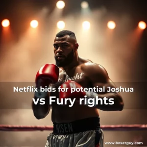 Read more about the article Netflix bids for potential Joshua vs Fury rights