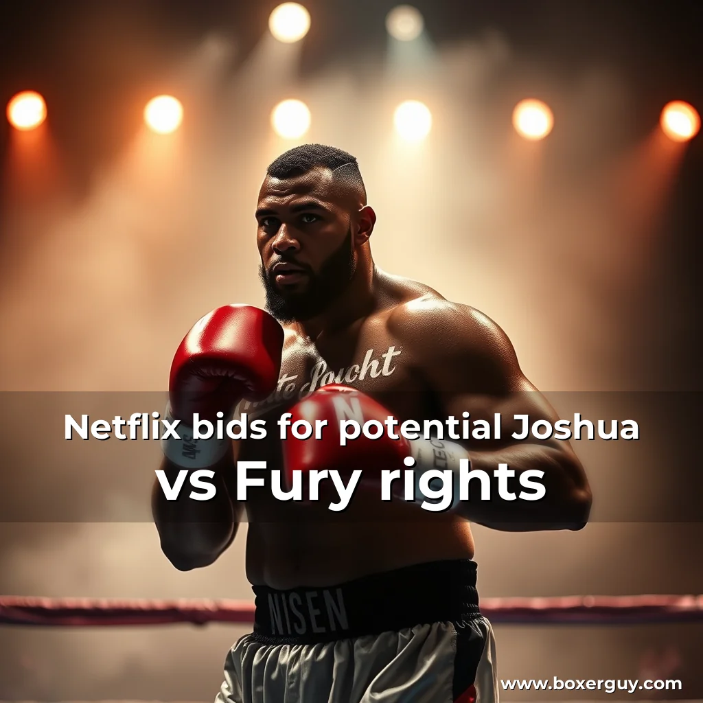 Read more about the article Netflix bids for potential Joshua vs Fury rights