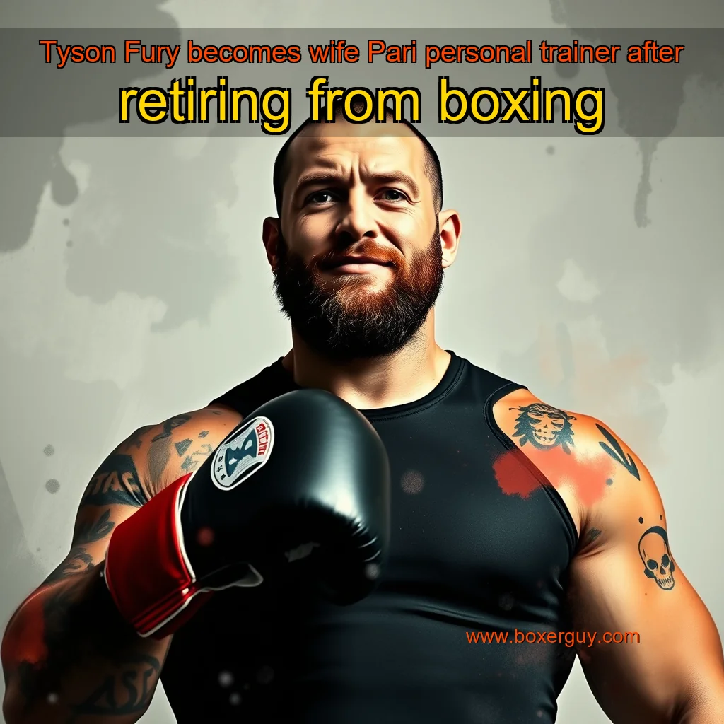 Read more about the article Tyson Fury becomes wife Pari personal trainer after retiring from boxing