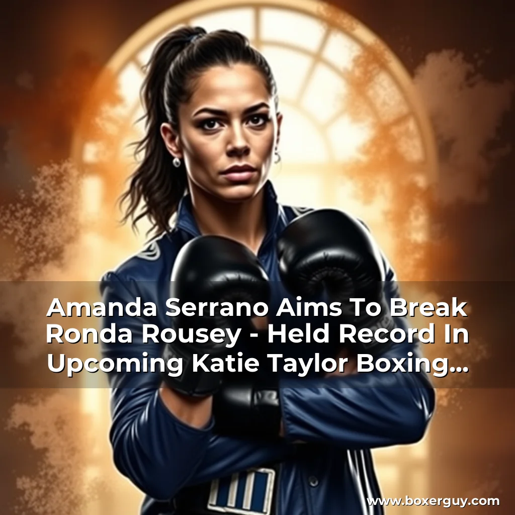 Read more about the article Amanda Serrano Aims To Break Ronda Rousey – Held Record In Upcoming Katie Taylor Boxing Trilogy Fight!
