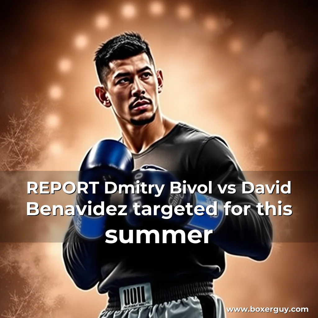 Read more about the article REPORT  Dmitry Bivol vs  David Benavidez targeted for this summer