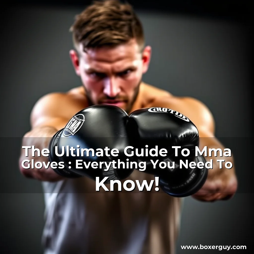 Read more about the article The Ultimate Guide To Mma Gloves : Everything You Need To Know!