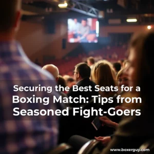 Read more about the article Securing the Best Seats for a Boxing Match: Tips from Seasoned Fight-Goers