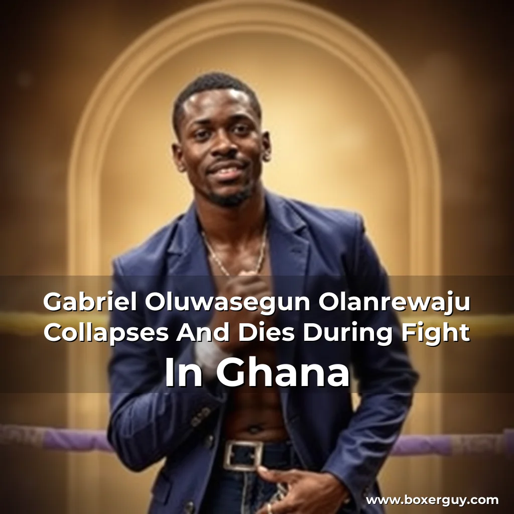 Read more about the article Gabriel Oluwasegun Olanrewaju Collapses And Dies During Fight In Ghana