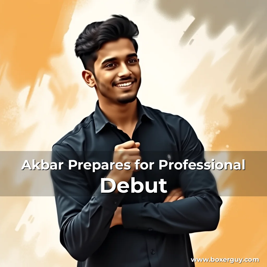 Read more about the article Akbar Prepares for Professional Debut