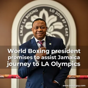 Read more about the article World Boxing president promises to assist Jamaica journey to LA Olympics