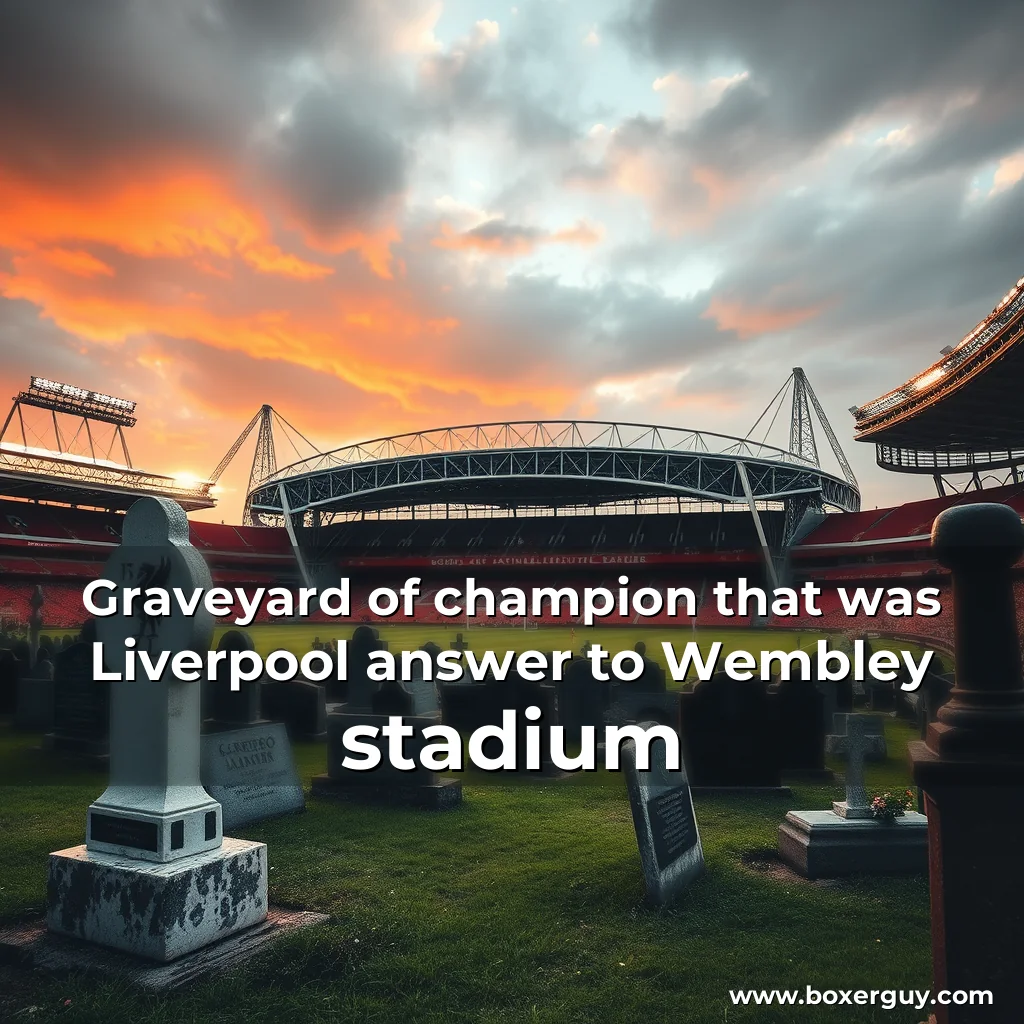 Read more about the article Graveyard of champion that was Liverpool answer to Wembley stadium