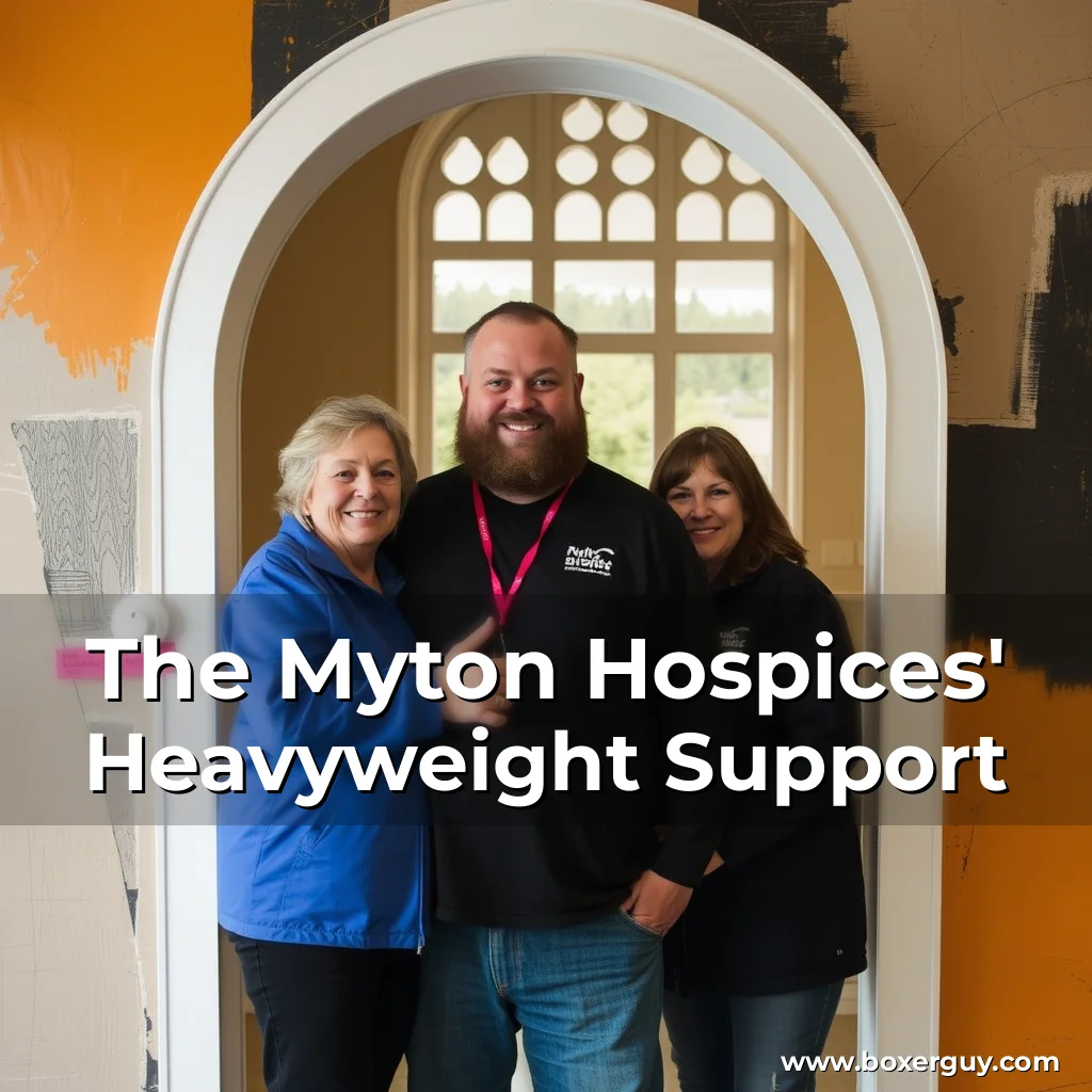 Read more about the article The Myton Hospices’ Heavyweight Support