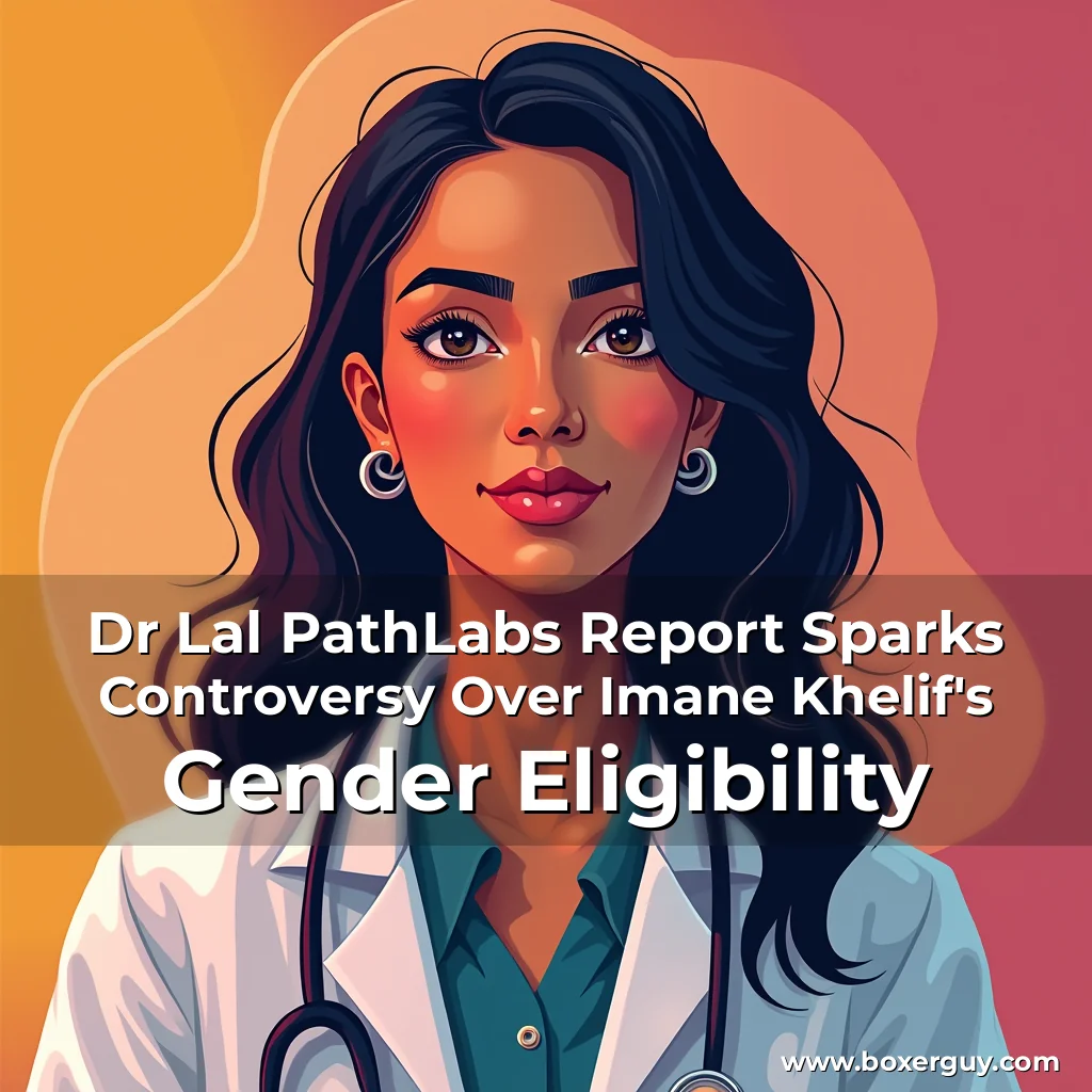 Read more about the article Dr Lal PathLabs Report Sparks Controversy Over Imane Khelif’s Gender Eligibility