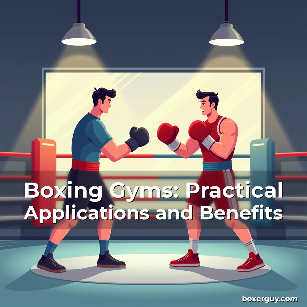 Read more about the article Boxing Gyms: Practical Applications and Benefits