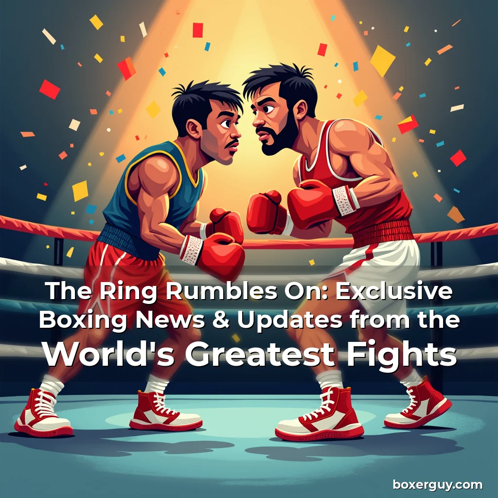 Read more about the article The Ring Rumbles On: Exclusive Boxing News & Updates from the World’s Greatest Fights