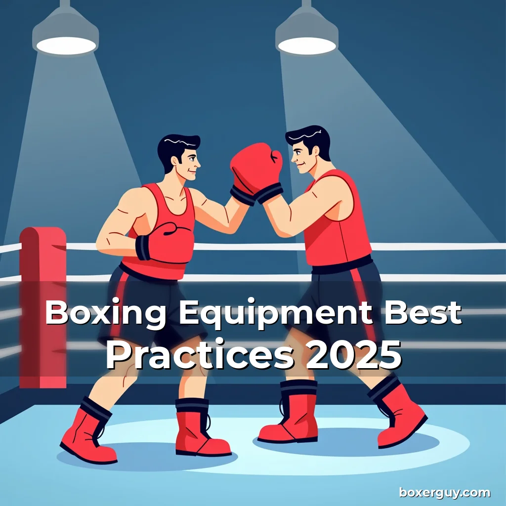 You are currently viewing Boxing Equipment Best Practices 2025