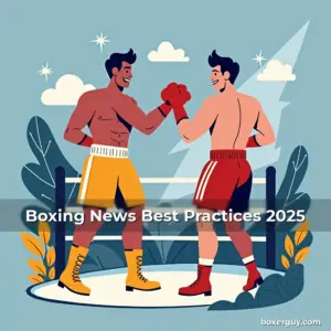 Read more about the article Boxing News Best Practices 2025
