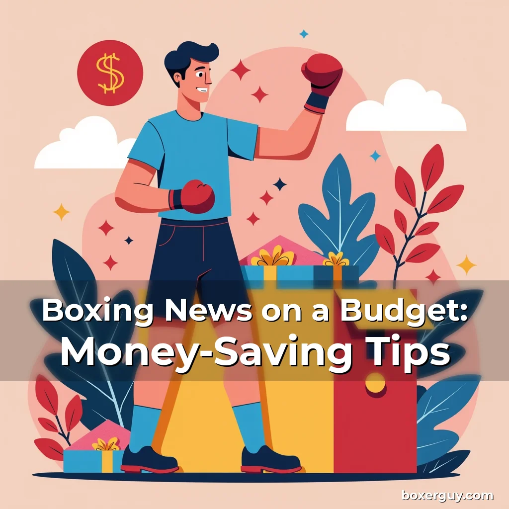 Read more about the article Boxing News on a Budget: Money-Saving Tips