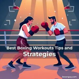 Artistic representation for Best Boxing Workouts Tips and Strategies