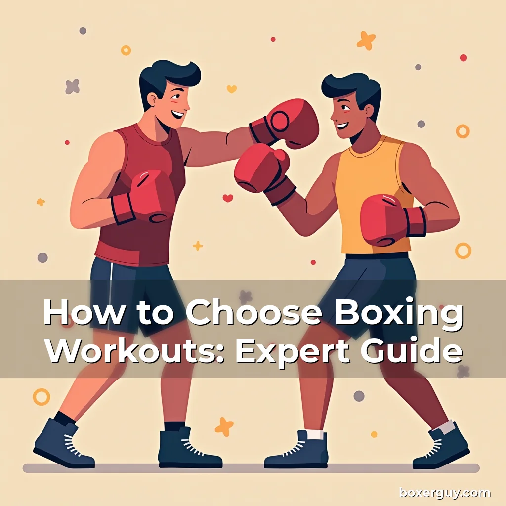 Read more about the article How to Choose Boxing Workouts: Expert Guide