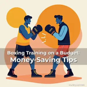 Artistic representation for Boxing Training on a Budget: Money-Saving Tips