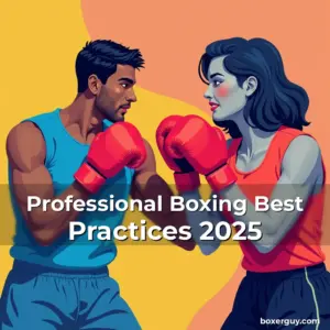Artistic representation for Professional Boxing Best Practices 2025