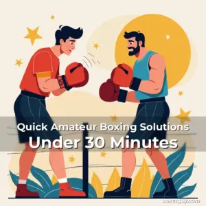 Artistic representation for Quick Amateur Boxing Solutions Under 30 Minutes