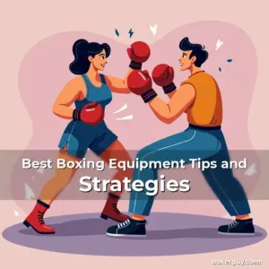 Artistic representation for Best Boxing Equipment Tips and Strategies