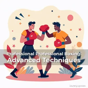 Artistic representation for Professional Professional Boxing: Advanced Techniques