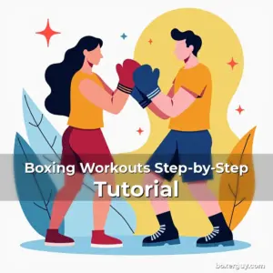 Artistic representation for Boxing Workouts Step-by-Step Tutorial